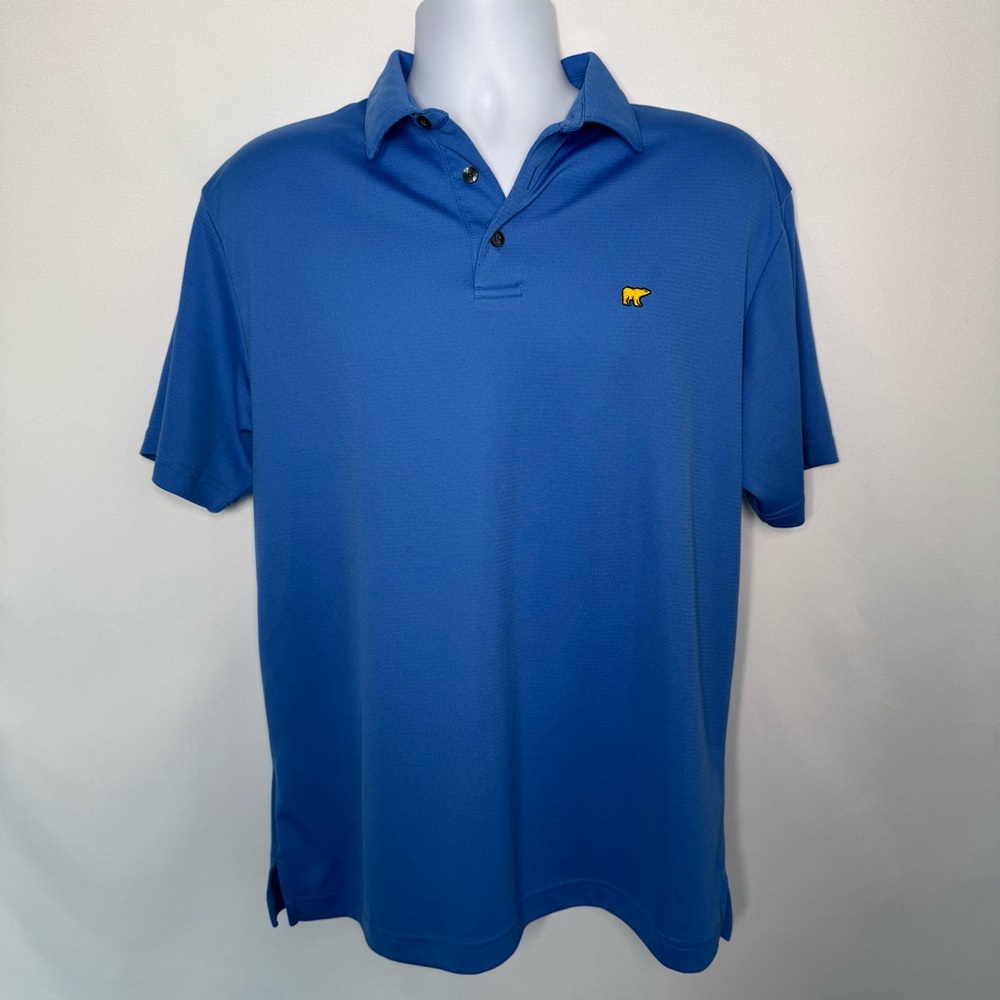 ❤️3/$30 Jack Nicklaus Men’s Performance Golf Polo Shirt - Blue - Size M